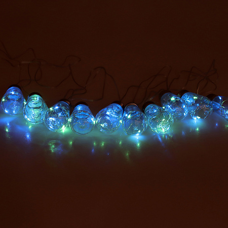 Гирлянда Нить 3м 80LED мульти Лампа прозрачная нить IP20 6929846 *1/60