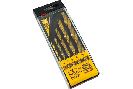 Набор сверел по металлу 4-10мм 5шт (4/5/6/8/10) арт.1370548 MosTek *1/20/100