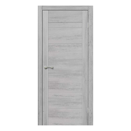 Дверь межкомнатная глухая ESTETICA 201 ПВХ Санторини Серый 800 мм BROZEX-WOOD *1