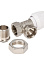 Клапан радиаторный регулирующий угловой 1/2"(Ø15) М/П CTM CARAVH12 *1/15