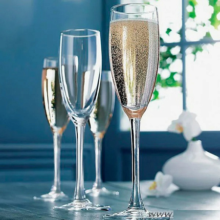 Набор бокалов стекло "Signature" 170мл 6шт д/шамп. Н8161 "Luminarc" *1/4