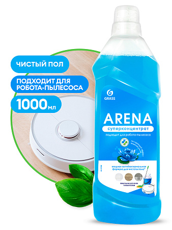 Чист.ср-во д/пола GRASS "Arena" с полирующим эффектом Водяная лилия 1л 125184 *8