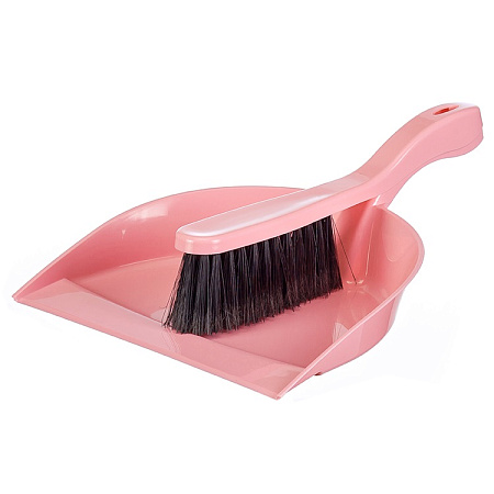 Комплект д/уборки:Щетка-сметка+Совок для мусора пластм. "Идеал" М5171 ("М-Пластика") *1/22