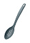 Ложка гарнирная с отверстиями пластм. "Basic" дл.280мм Темный-Серый арт.431287615 ("Бытпласт") *1/18