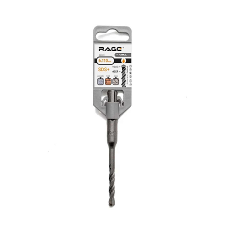 Бур по бетону  6*110 мм SDS-plus 2 грани (560611) VIRA *1