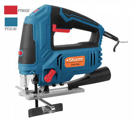 Лобзик электр.1000Вт 800-3000ход/м дер-100мм мет-10мм быстросъём.зажим маятн. ход JS4010QL STURM *1