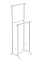 Вешалка напольная с перекладинами, выс.1,15м,шир.0,45м,гл.0,35м Белый матов. ВПЛ1/МБ "Ника" *1