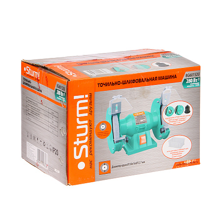 Станок точильный 150мм 280Вт 2950 об/мин BG60152U STURM *1