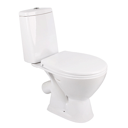 Унитаз-компакт JUST 031, 3/6 с кр.термопл.Lift, (S-KO-JUS031-3/6-PL-w)  Cersanit *1/12