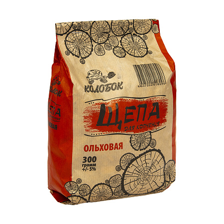 Щепа д/копчения Ольховая "Колобок" 300гр *20