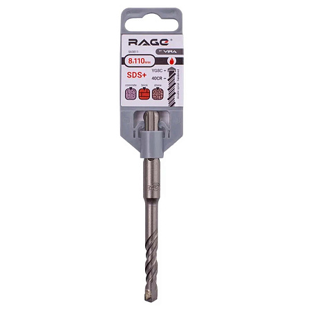 Бур по бетону  8*110мм SDS-plus 2 грани (560811) VIRA *1