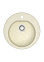 Мойка из искусственного камня круглая бежевая матовая AGATA 3/Q2 (510 мм) *1