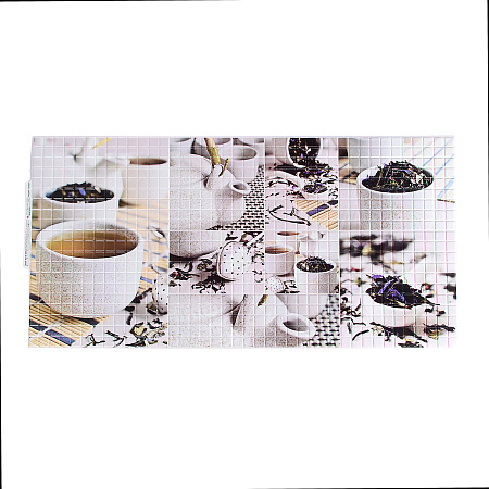 Панель стеновая ПВХ "ДЕКОПАН" Мозайка Чайная церемония (956*480 мм) 155 ЧЦ  *10