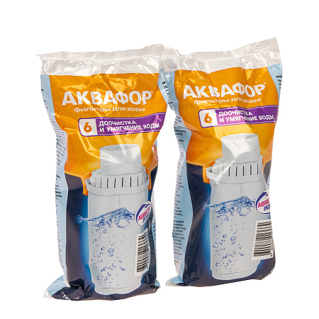 Картридж Аквафор В-100-6 умягчение воды (упак. 2 шт.) арт.И3813 *1/20
