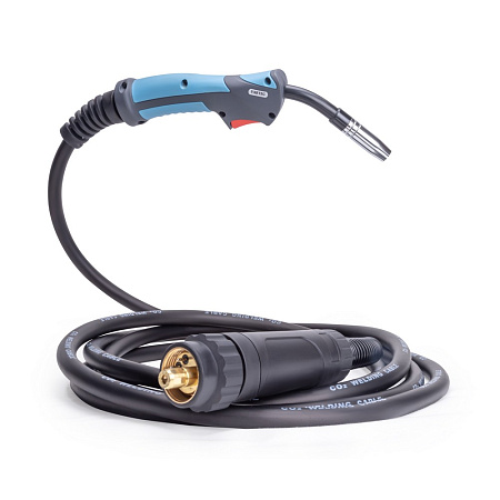 Горелка для полуавтоматической сварки сопло d12мм,d.проволоки 0,6-1мм,рукав 3м MIG-15 VARTEG*1/5