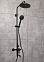 Смеситель д/ванны со стойкой для душа + ручной душ FASHUN  A52401-7 черная *1