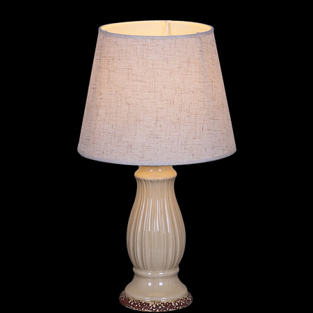 Лампа настольная 02016-0.7-01ZT (керамика+абажур)  *1/24