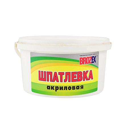 Шпатлевка акриловая   0,9 кг BROZEX  *12/648