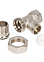 Клапан радиаторный запорный прямой 1/2" (Ø15) М/П CTM CARSVL12 *1/10