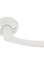 Ручка д/финских дверей БЕЛАЯ 019 WW Фабрика Замков *1/5/60