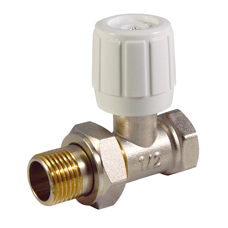 Клапан радиаторный регулирующий прямой 1/2"(Ø15) М/П CTM CARSVH12 *1/15