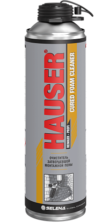 Очиститель застывшей пены HAUSER 650мл/440 мл *1/12