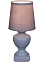 Лампа настольная 96201-0.7-01 GREY Е14 40Вт (керамика+абажур)  *1/18