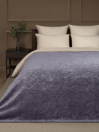 Плед 150*200см фланель Узоры сиреневый TF FNE DKLI 1520 17-1605 Absolute *1 акция