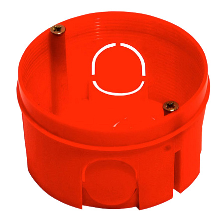 Коробка установочная HEGEL СП КУ1106-И пластм. д/уст.в бетон D-64h38мм *10/336