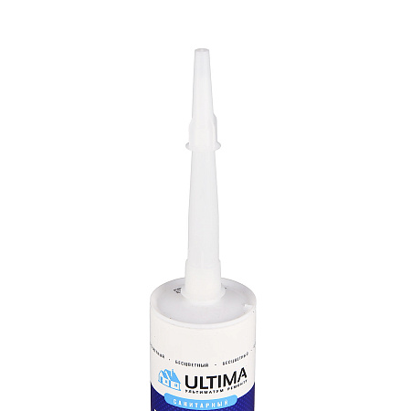 Герметик силиконовый санитарный бесцветный 280мл "ULTIMA S" 1/12