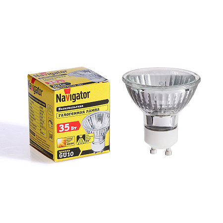 Лампа накаливания галогенная 35W-220V GU10 JCDRC Navigator 94225 *1/200