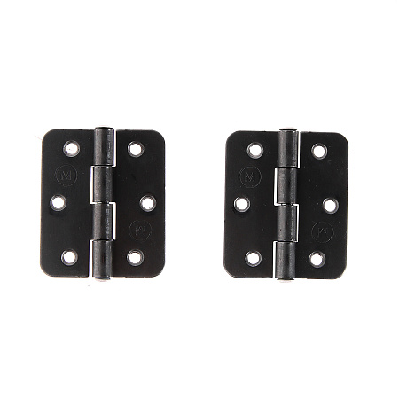 Петля накладная 60мм цинк (комплект 2 шт + саморезы) ДомоСтрой *10/100