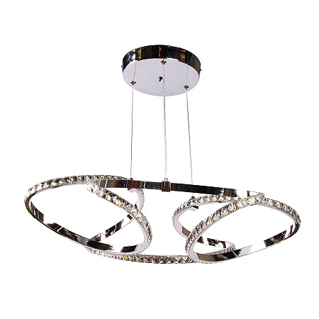 Люстра 8897/130W Chrome 500 мм 3 реж., пульт S=16м2  VERNER LIGHTING *1