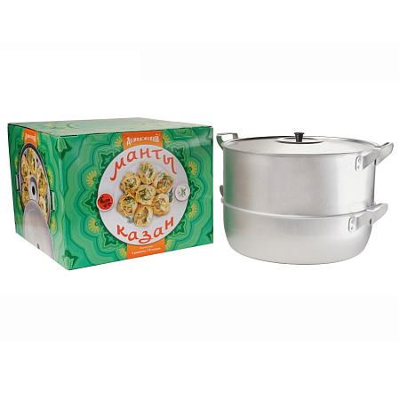 Мантоварка алюмин.15,0л 4 вставн.перфор.диска МШ-018 (Демидовский )  *1