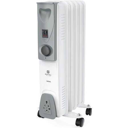 Радиатор масляный  7 секций 1500Вт Royal Clima SIENA ROR-S7-1500M S=15кв.м *1