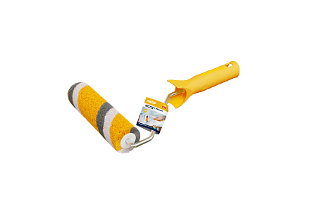 Валик-миди полиакрил 120мм D-25мм бюгель d-6мм,ворс 12мм,ручка 30см д/работ с эмалями Акор *1/45