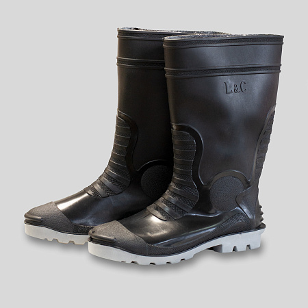 Сапоги мужские ПВХ утепленные арт. 046н  р. 41-45 *6