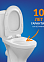 Унитаз-компакт MELAR 011, 3/6 с кр.дюропл. slim Lift, easy off Cersanit *1/12