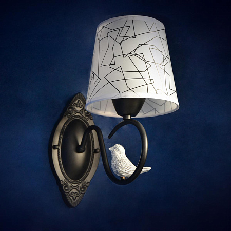 Бра N2338/1W BK  1*40W E27 (w=150; d=310)  VERNER LIGHTING *1