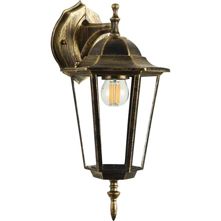 Светильник садово-парковый НБУ "Веледа" Е27  настенный бронза ЭРА Б0071479 *1/12
