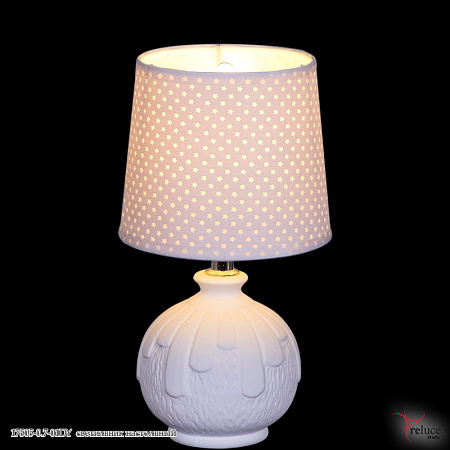 Лампа настольная 17505-0.7-01DY (керамика+абажур)  *1/24