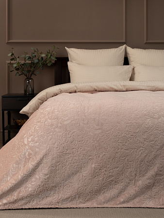 Плед 150*200см фланель узоры розовый пудра TF FNE PI4 1520 14-1310  Absolute *1