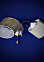 Бра N2003/2W FG+WT E27 2*40Вт (280*180*500)  VERNER LIGHTING *1 *