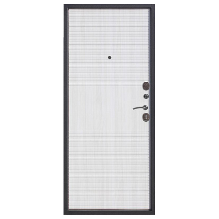 Дверь металлическая 7,5 см ГАРДА МУАР Белый ясень 860х2050 ПРАВАЯ ФЕРРОНИ *1