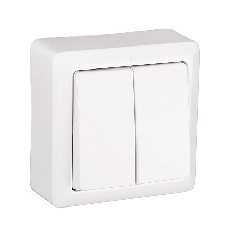 Выключатель "Хит" ОП 2кл. белый ВА56-232-б  *10/168