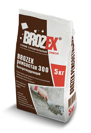 Ремсостав 300 быстротвердеющий   5 кг BROZEX *5/150