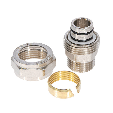 Муфта переходная 20х1/2"(Ø15) цанга/папа CTM CCM02012 (аналог ЗХ126) *10/140