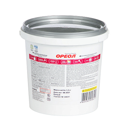 Шпатлевка латексная для внутренних работ 1,5 кг Ореол *1/6