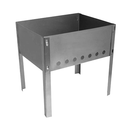 Мангал металл. сборный Hot Pot 300х240х300мм, без шампуров, 61530  *1/20