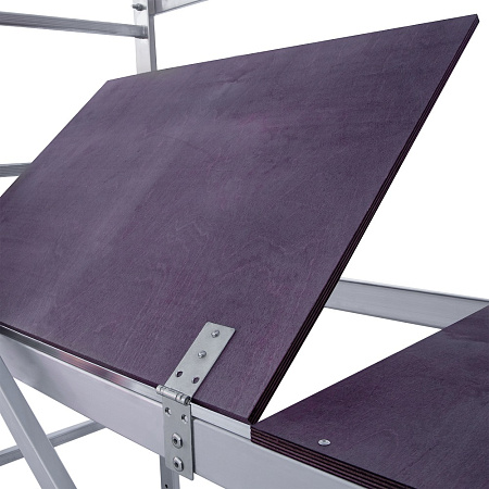 Вышка-тура алюм. "NV 1410" раб.выс.3,3м,помост1,4х0,5м,мах нагр.150кг арт.1410208 "Новая высота" *1